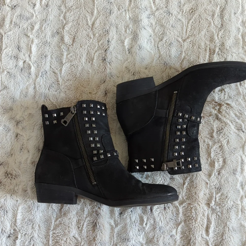 Ralph Lauren Shaelynn Studded Ankle Boots